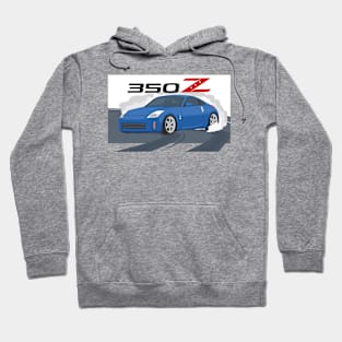 car 350z drift blue Hoodie